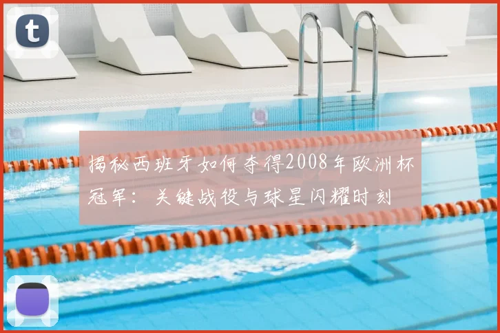 揭秘西班牙如何夺得2008年欧洲杯冠军：关键战役与球星闪耀时刻